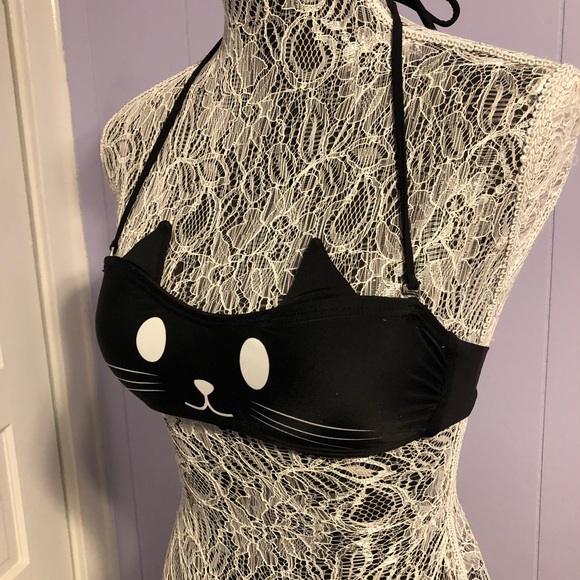 Cute cat bikini top - Picture 2 of 6